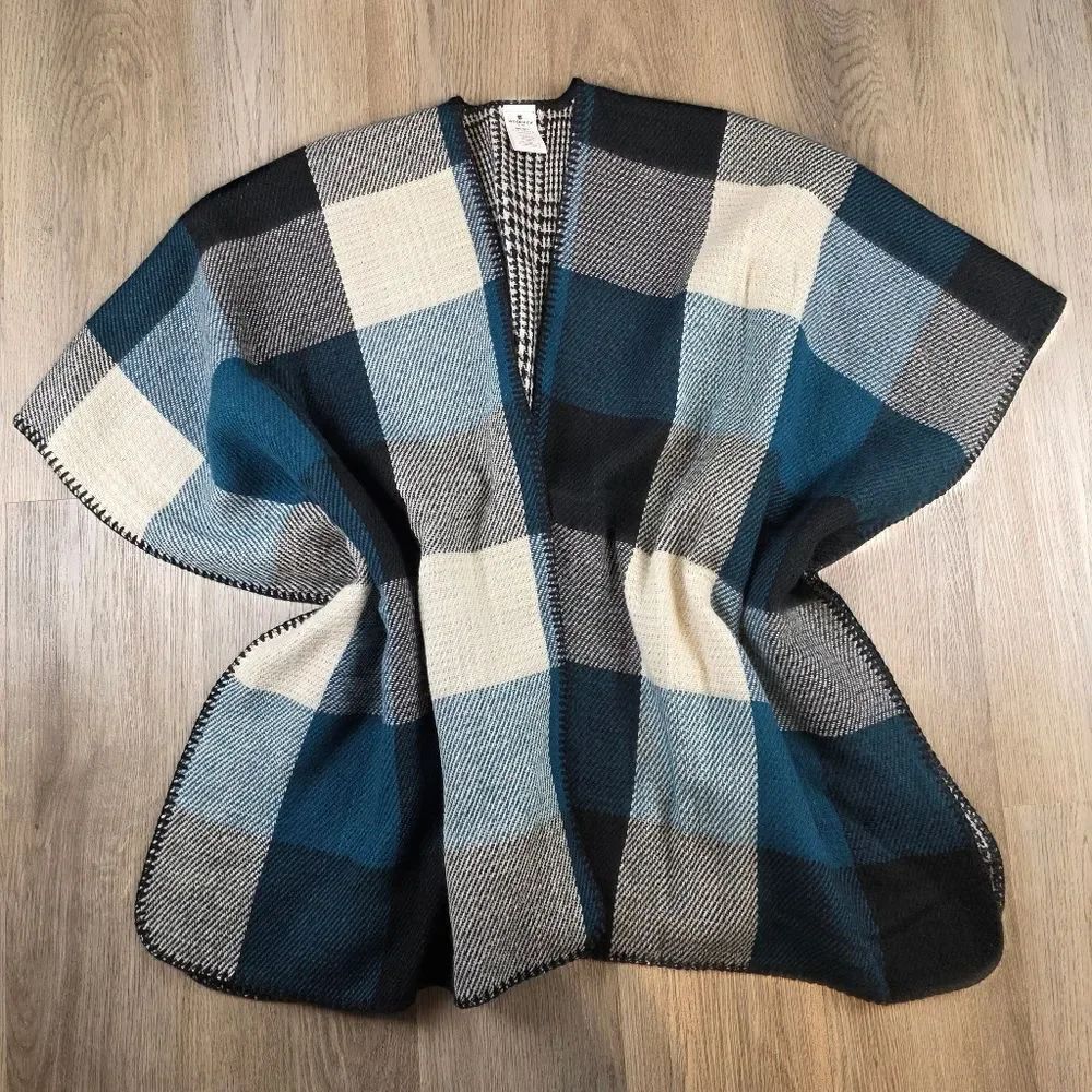 Woolrich Poncho Blanket Wrap One Size
